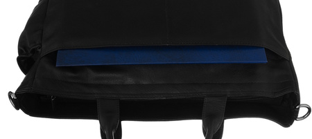 NO LOGO leather laptop bag LAP-15604-NDM-NL