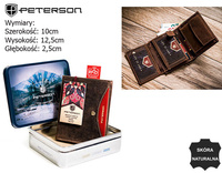 PETERSON PTN 317.01 RFID leather wallet