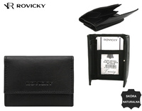 Portfel damski skórzany R-20-LFN Black