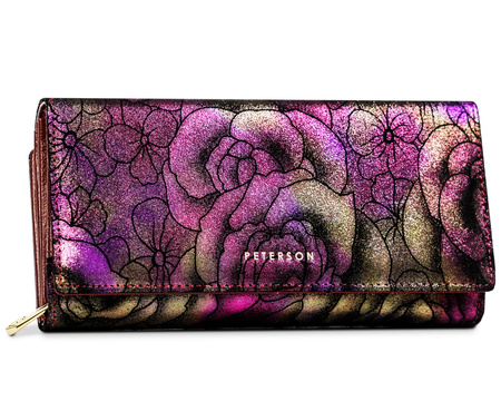 Portfel damski skórzany PTN 42100-MD Purple