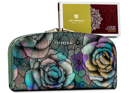 PETERSON PTN 42123-MD RFID leather wallet