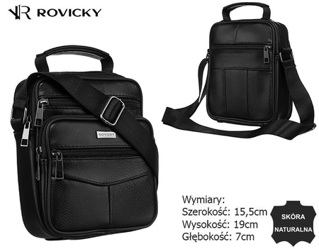 Torba skórzana R-13201-S Black