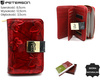 Portfel damski skórzany PTN 76115-NBF Red-Black