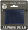 Skórzane etui na dokumetny 302-BL Blue