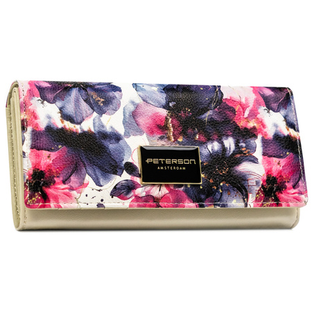 Portfel skóra + PU PTN PX22-PF1 Rose