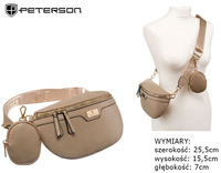 Saszetka nerka PTN NER-ALE-7 L.Beige