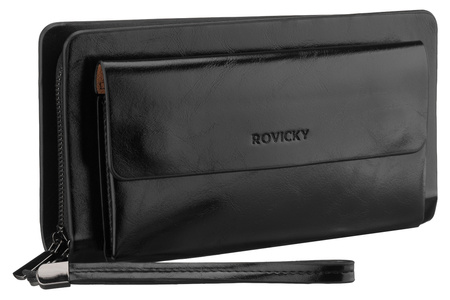 Saszetka PU do ręki R-SDR-04-S Black