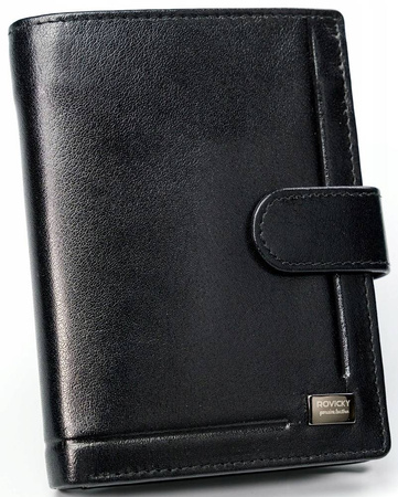 Rovicky PC-105L-BAR men's RFID leather wallet