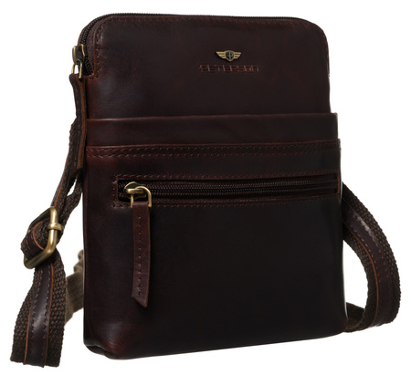 Torba skórzana + Etui PTN 1901E-OPU Brown