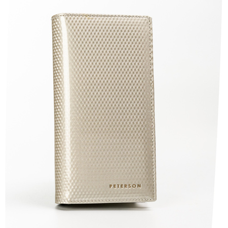 Leather wallet RFID PETERSON PTN 421431-SBR