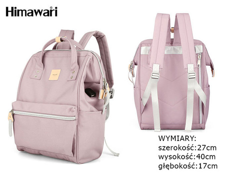 Himawari Women’s Backpack with Laptop Pocket and USB Port 1881-07(1)
