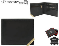 Portfel skórzany RFID ROVICKY N993-RVTM-GL