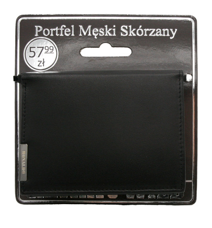Portfel męski skórzany RM-04-BDF-BL Black