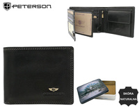 Portfel skórzany RFID PTN WL-0305-COM Black