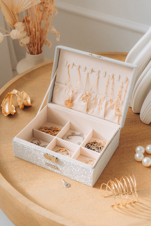 Szkatułka na biżuterię PTN SZK-11 Silver