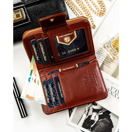 Portfel damski PU PTN 009-HF Brown