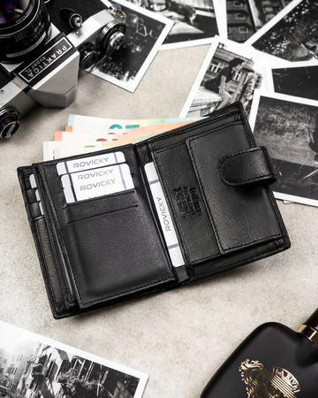 Portfel męski skórzany 0002-RVD Black