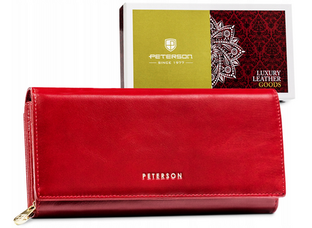 PETERSON PTN 42100-SG RFID leather wallet