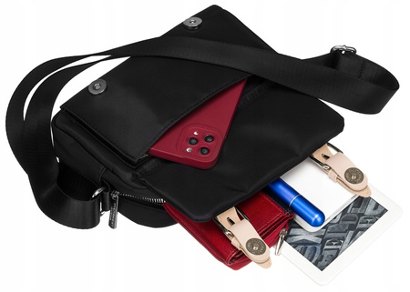 Women's crossbody bag PTN CTY-07 Black