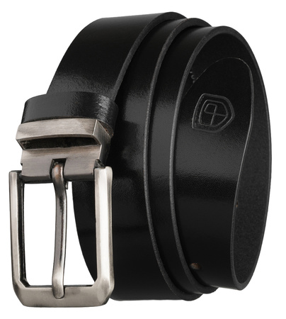 Pasek męski skórzany PTN LTP-09 Black