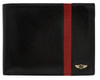 Men's leather wallet PTN N992-VTP BL-RED