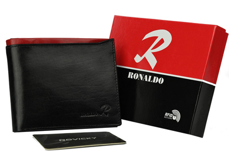 Portfel skórzany RFID RONALDO N992-VT RFID