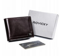 ROVICKY PC-023-BAR RFID leather wallet