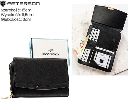 Portfel damski eko R-001-WD8 Black