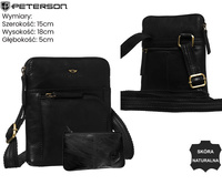 Torba skórzana + Etui PTN 1904E-OPU Black