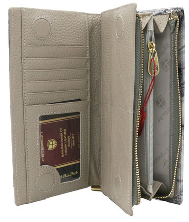 Portfel skórzany RFID PETERSON PTN 421431-BF