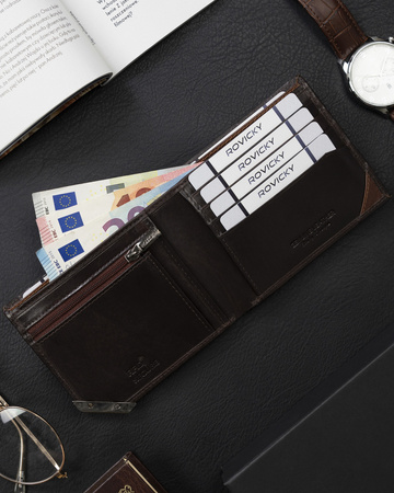 ROVICKY N993-RVTM-GN RFID leather wallet