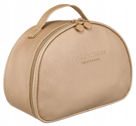 Leatherette make-up bag PETERSON PTN KOS-DA-4