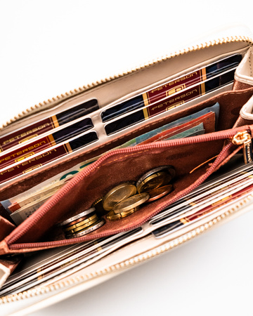 Portfe damski PU PTN PKK-01 Cream