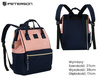 Plecak PTN ALFA Navy+Pink