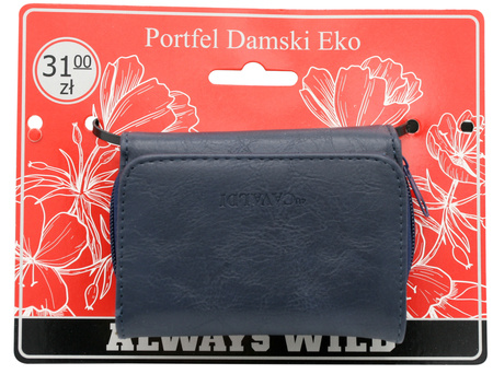 Portfel damski PU F-206L-BL Navy