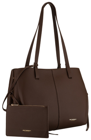 Torebka damska PU PTN TOR-ALE-26 Brown