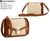 Torebka damska PTN DALIA Ecru-Brown
