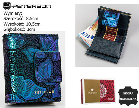 PETERSON PTN 42329-ONBF RFID leather wallet