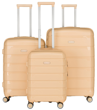 Zestaw walizek PTN HPP-01-SET3 Beige