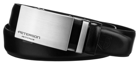 Pasek automat skórzany PTN A005 Black