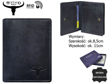 BUFFALO WILD RFID leather wallet N1185-HP