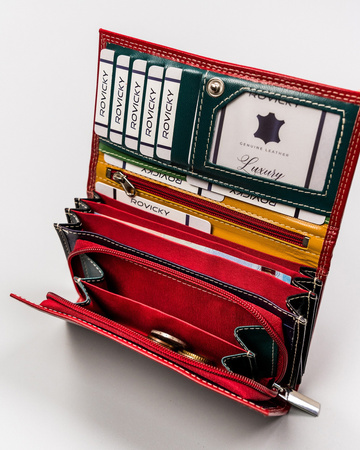 ROVICKY RFID leather wallet R-RD-07-GCL-Q