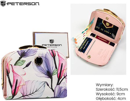 Portfel damski eko PTN 1830-F8-BE-F01
