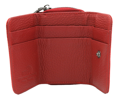 Portfel damski skórzany 423229-CEK Red