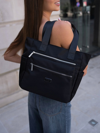 Torebka damska shopperka PTN CTY-06 Black