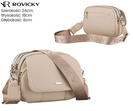 Torebka damska PU R-074-02 Beige