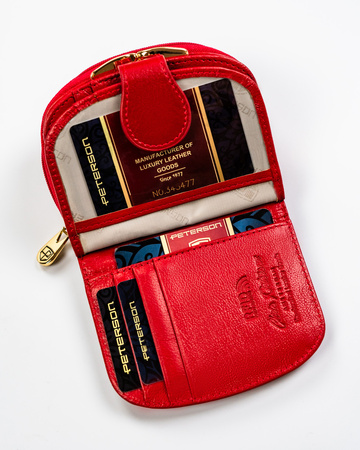 Portfel damski skórzany PTN 43972-SGN Red