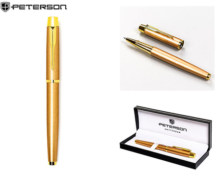 Długopis w pudełku Peterson PTN 222 Golden