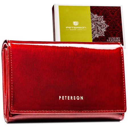Portfel damski skórzany PTN 76112-BFBC Red