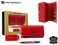 Peterson zestaw portfel+długopis+brelok PTN ZD36